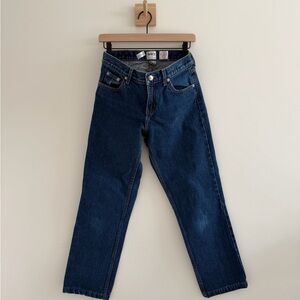 Juicy Couture Women’s Straight-Leg Jeans – Dark Wash (Made in USA)